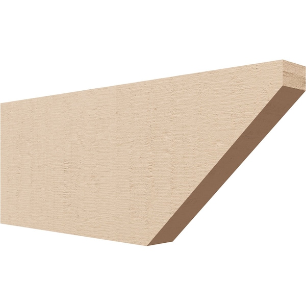 Ekena Millwork 2in. W x 8in. H x 20in. L Concord Woodgrain TimberThane Rafter Tail, Primed Tan RFTUR02X08X20CONRCPR - main